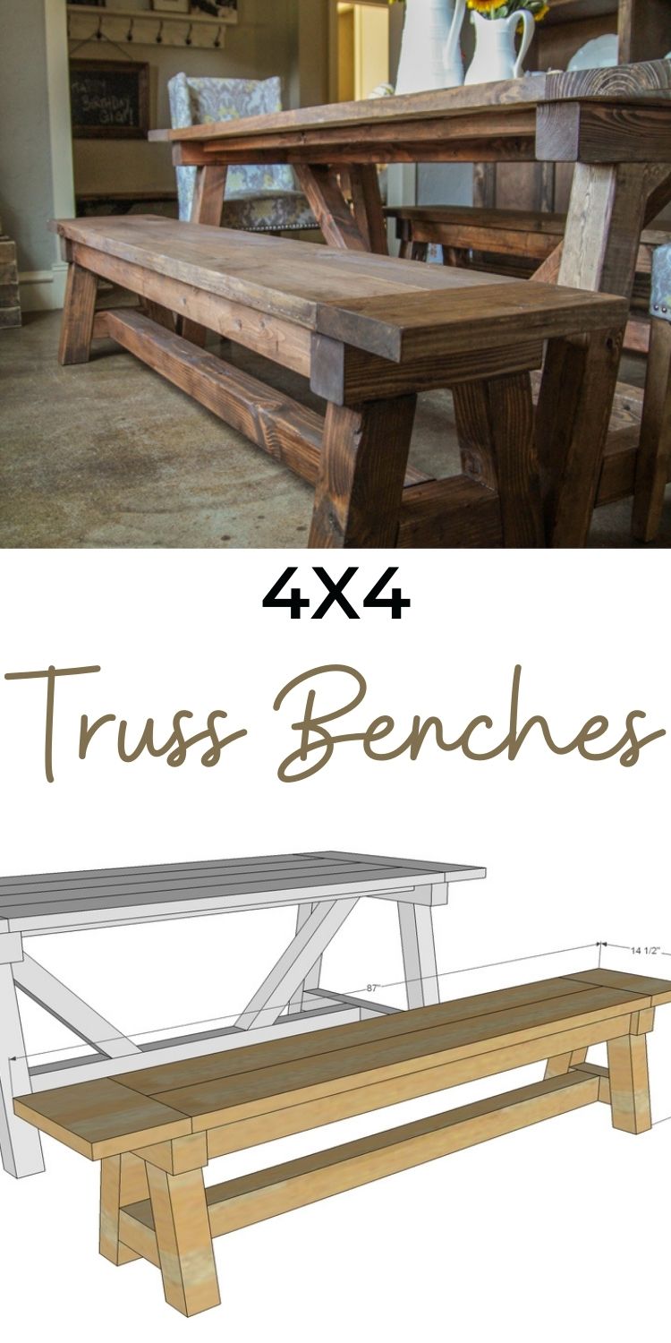 4x4 Truss Benches