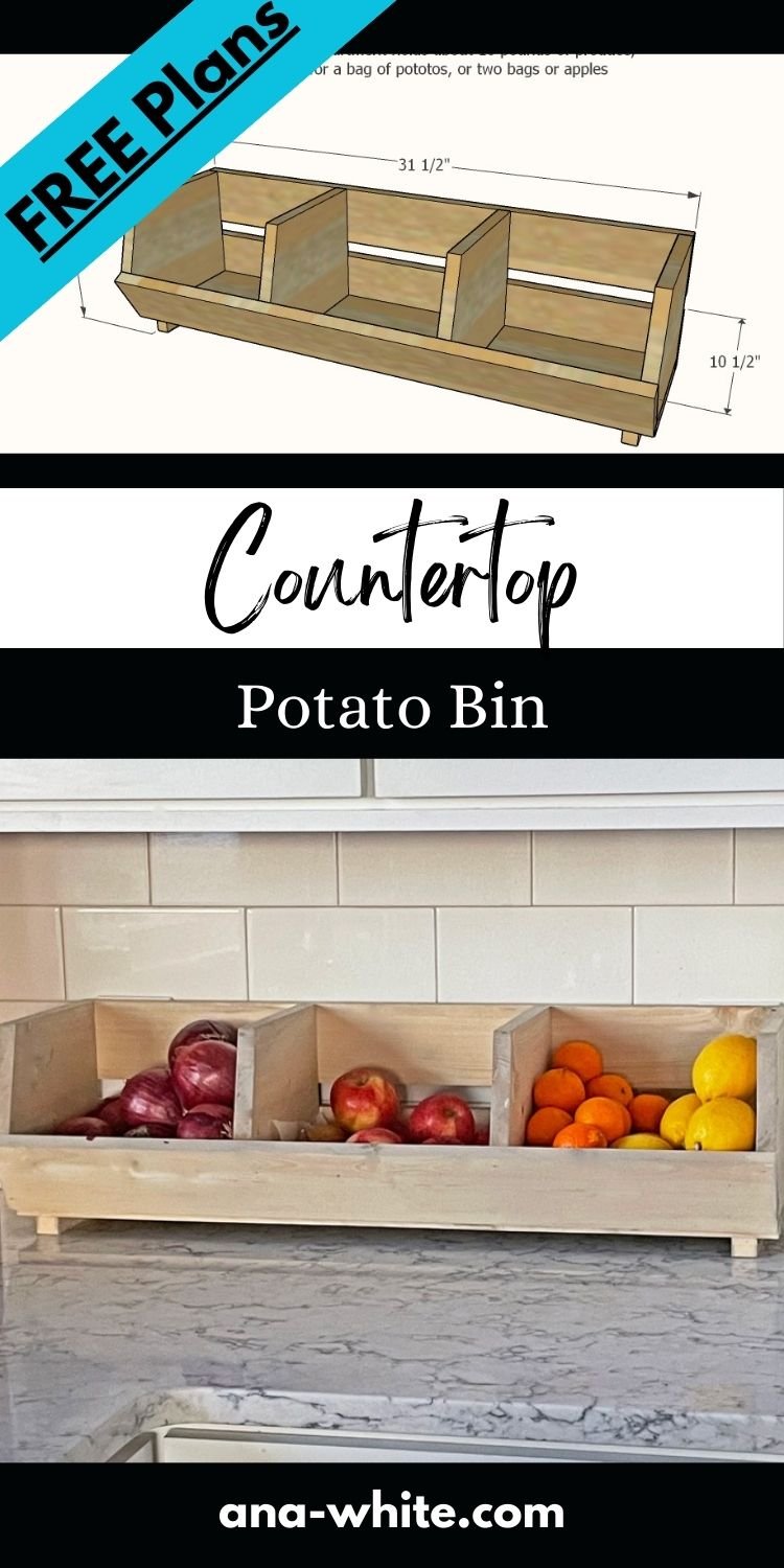 Countertop Potato Bin