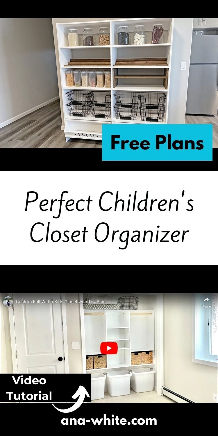 Perfect Children's Closet Organizer