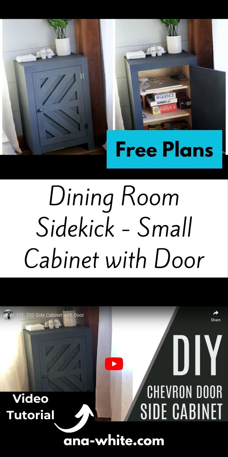 Dining Room Sidekick - Small Cabinet with Door