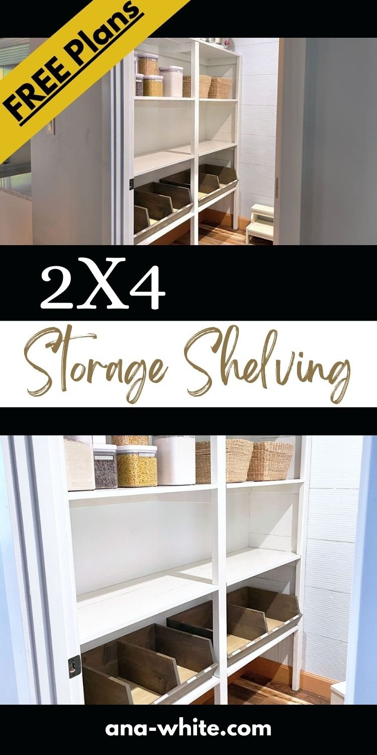 2x4 Storage Shelving