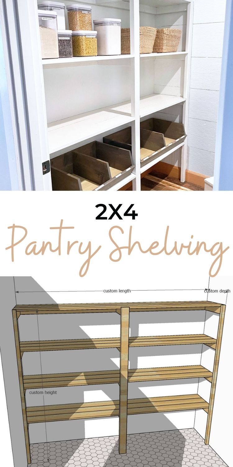 2x4 Pantry Shelving
