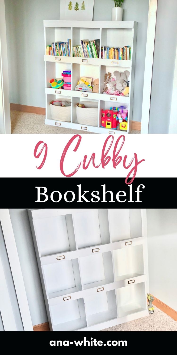 9 Cubby Bookshelf