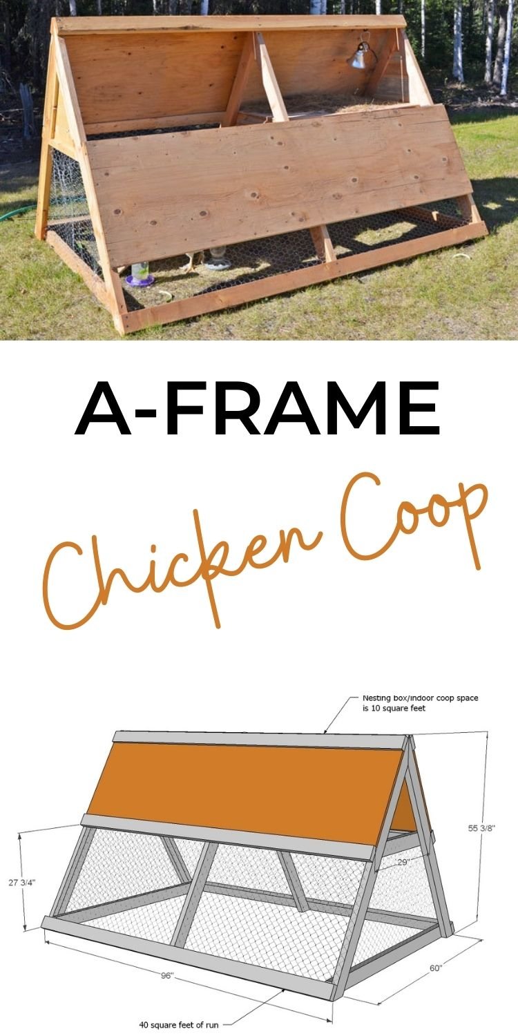 A Frame Chicken Coop Tractor 