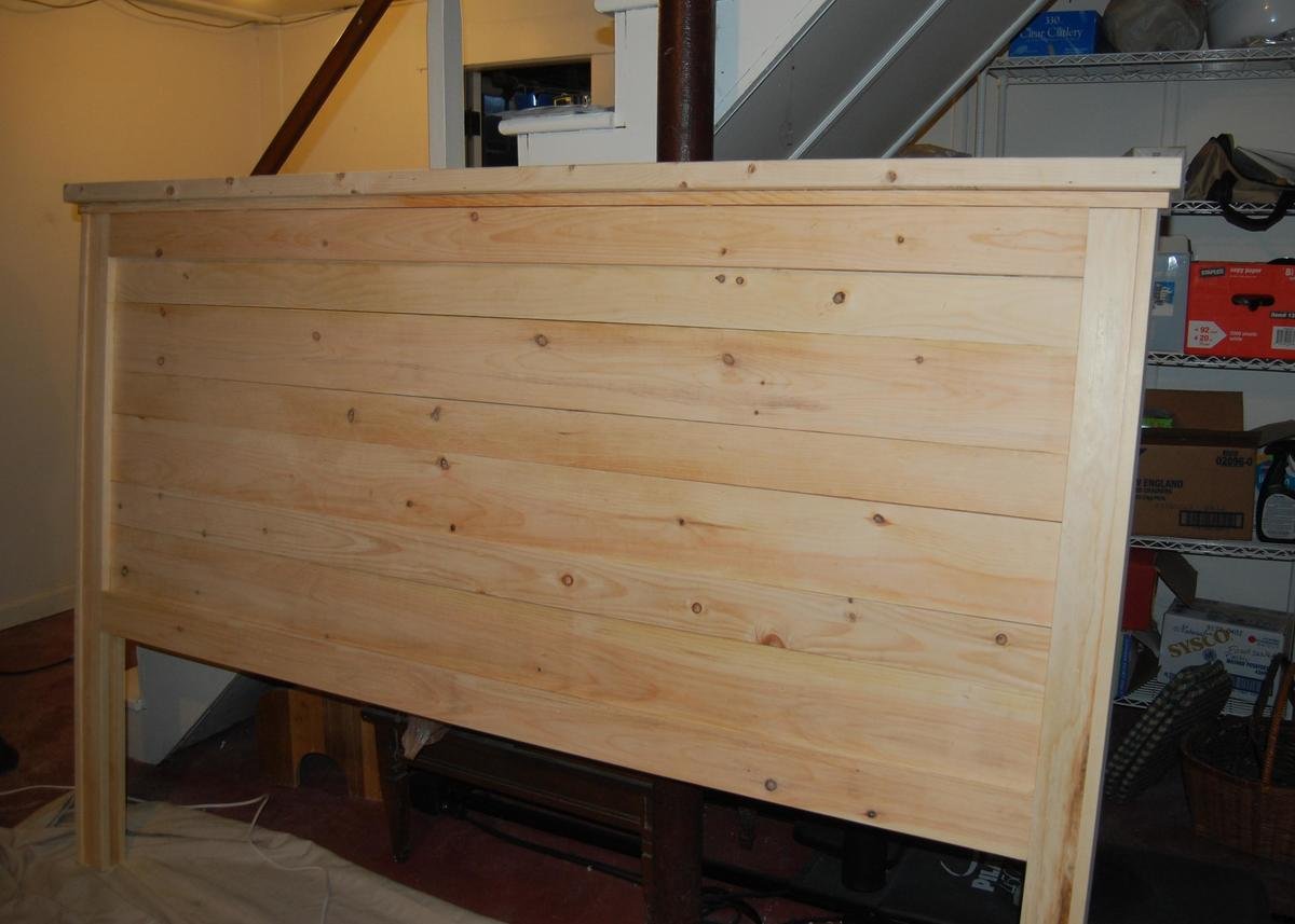 easy to build wood headboard