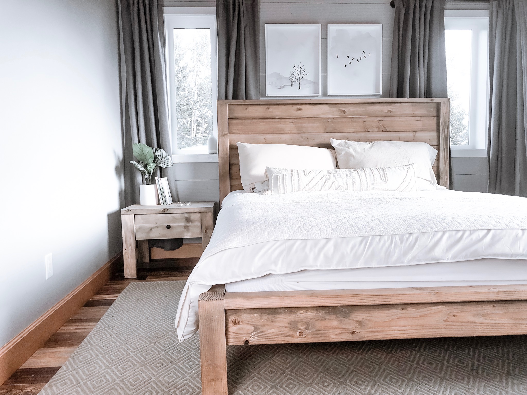 Modern Farmhouse Bed Frame | Ana White