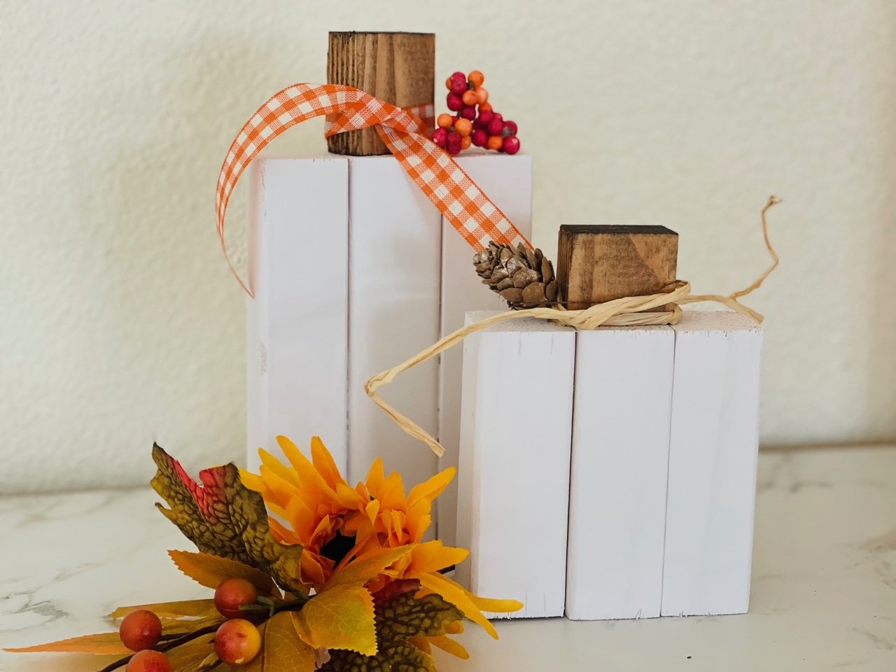 diy wood pumpkin decor