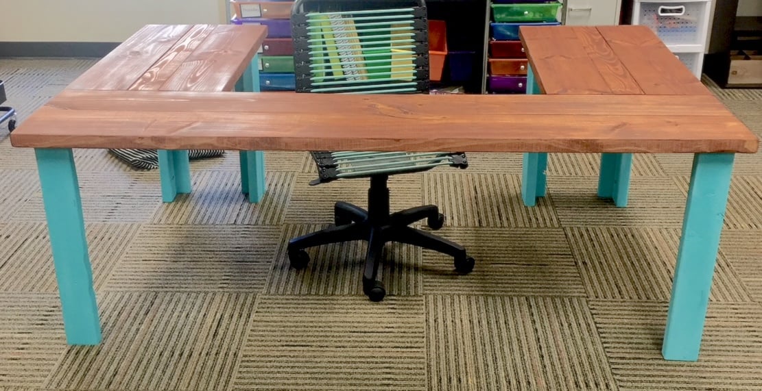 horseshoe desk for kindergarten home school
