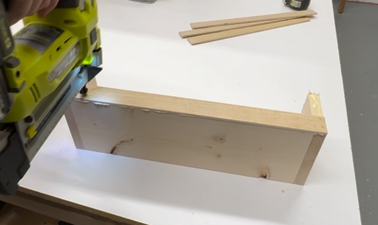 building a wood crate with lath strips