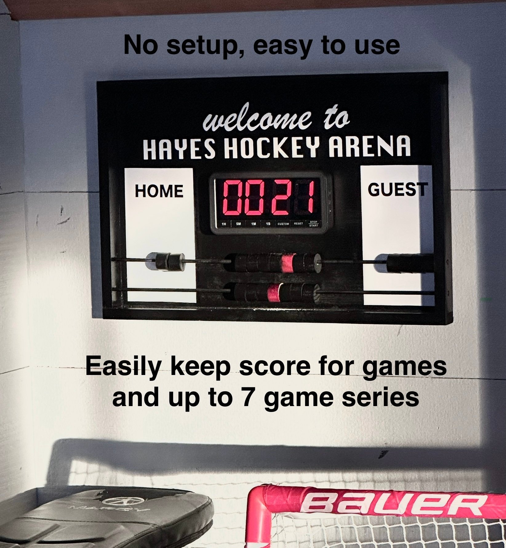 hockey scoreboard DIY