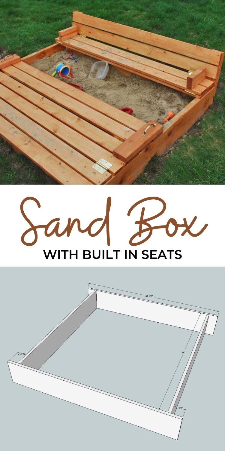 Sand Box with built in seats