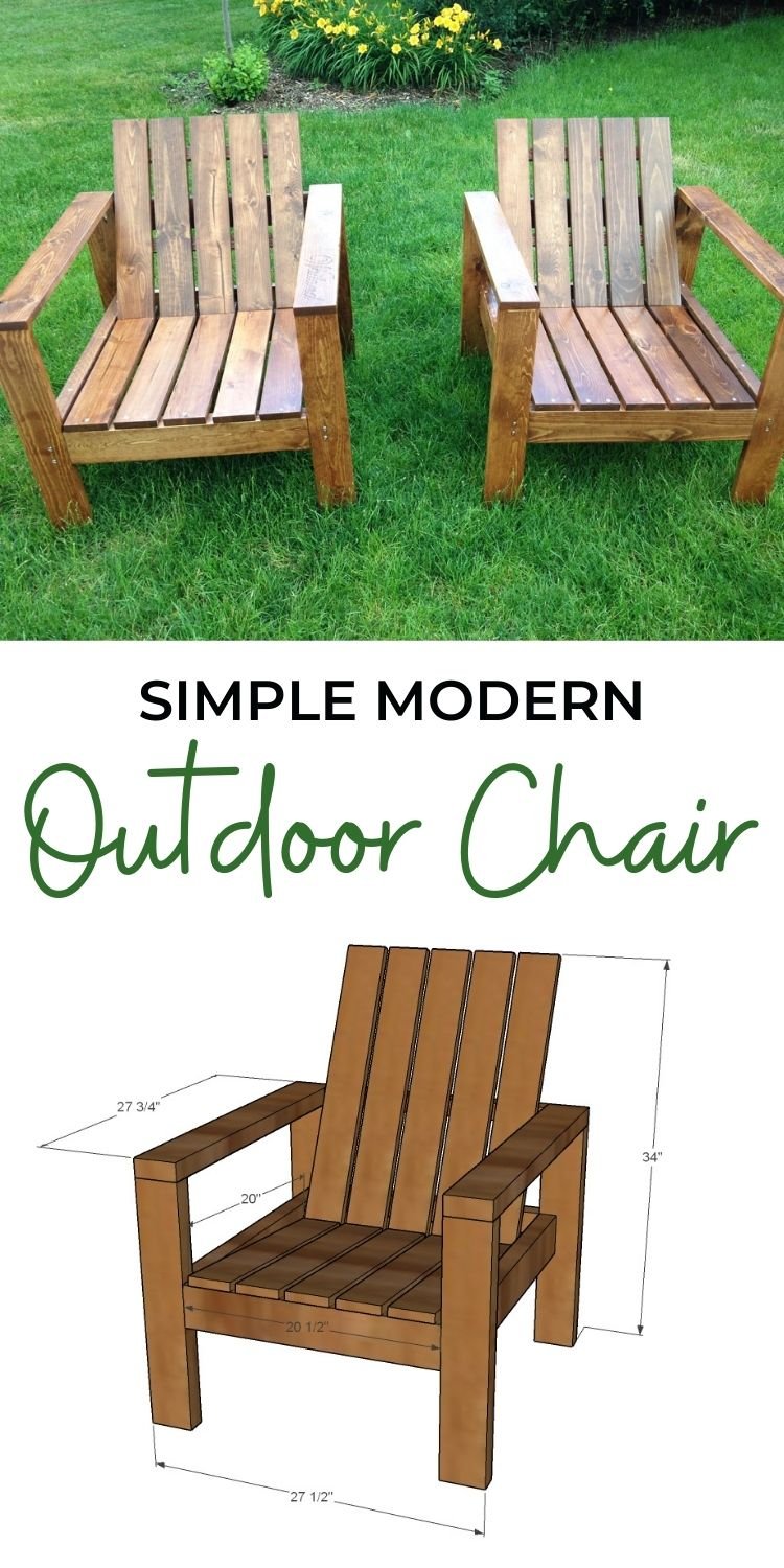 modern outdoor chair 