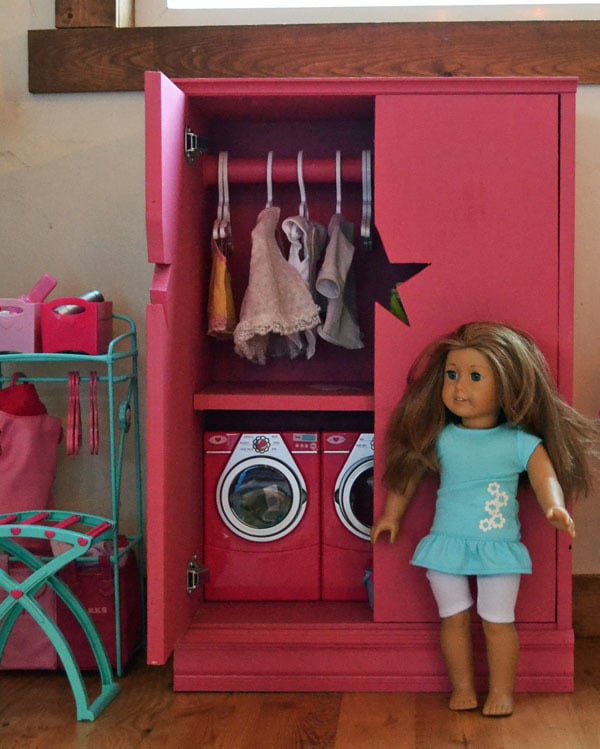 American girl closet 18" doll closet