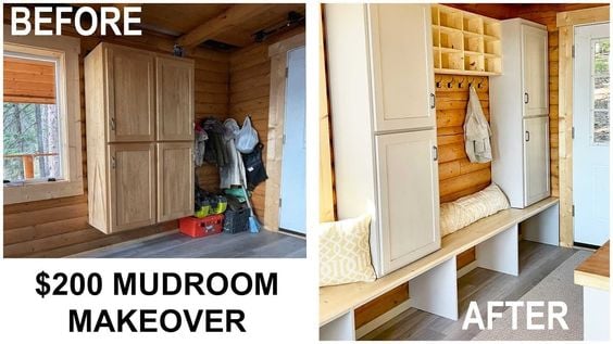 mudroom makeover