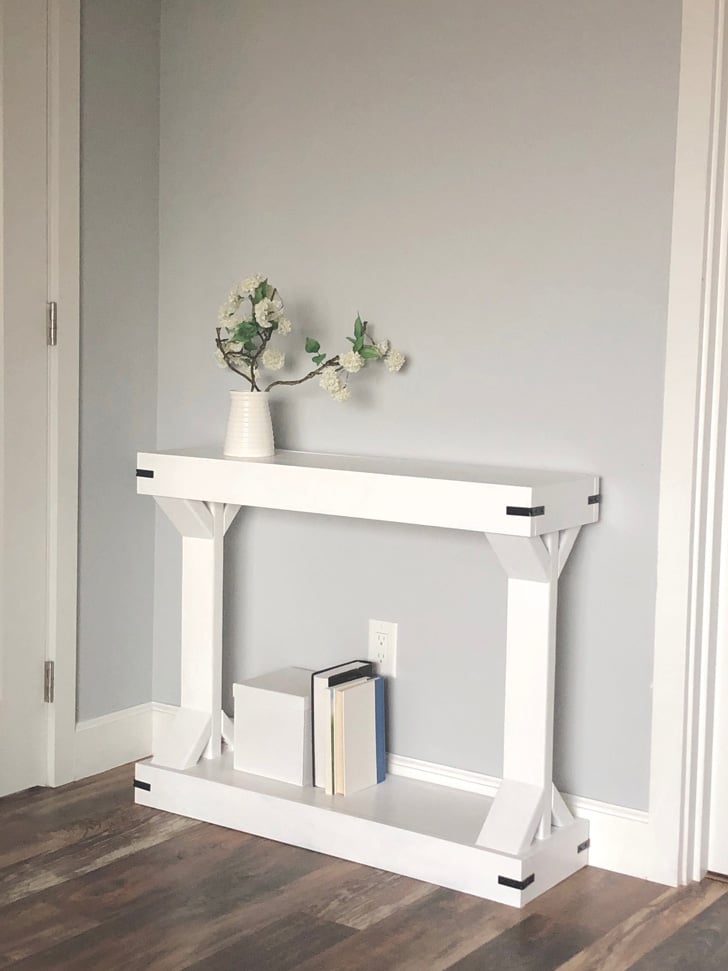 Narrow Console Table Modern Farmhouse, What To Put On A Small Entry Table