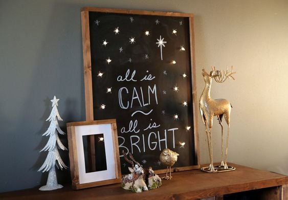 light up holiday sign