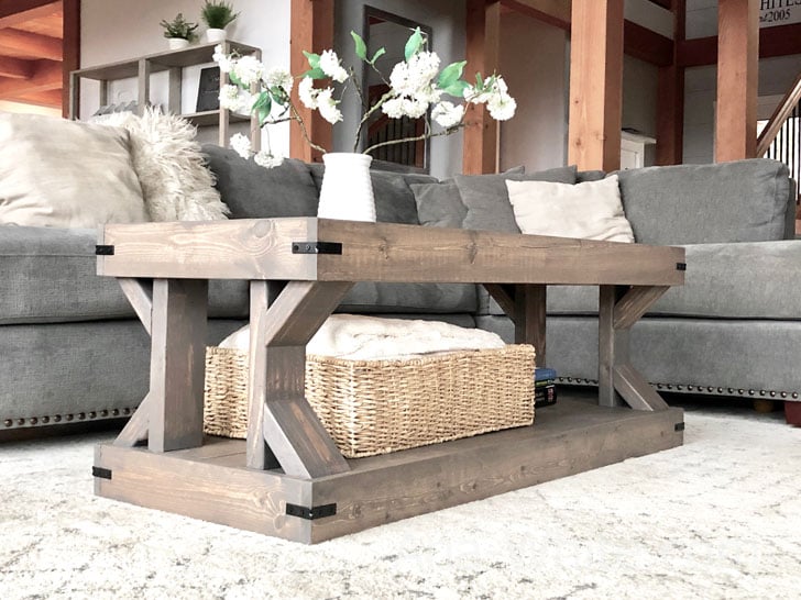 modern farmhouse coffee table