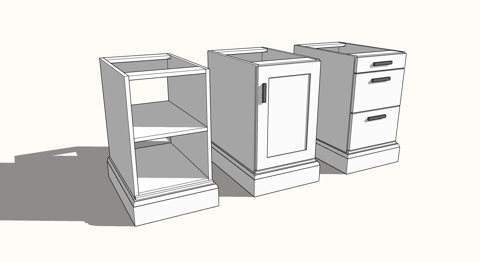 modular desk template plan