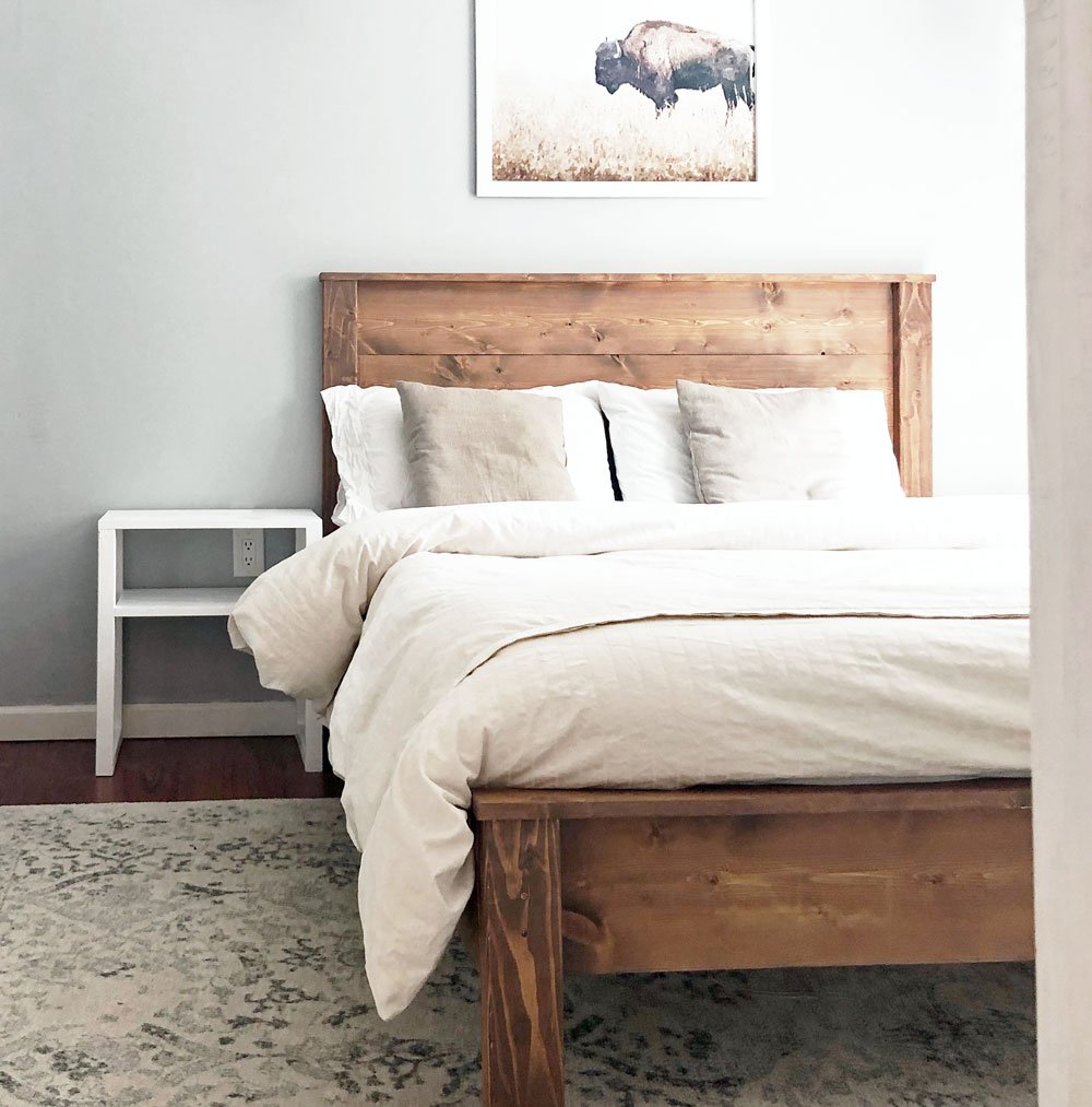 Simple Panel Bed All Mattress Sizes, How To Make Your Own Rustic Bed Frames