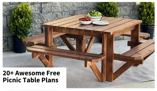 2 Person Picnic Table – Free Plans - Furniture Blog