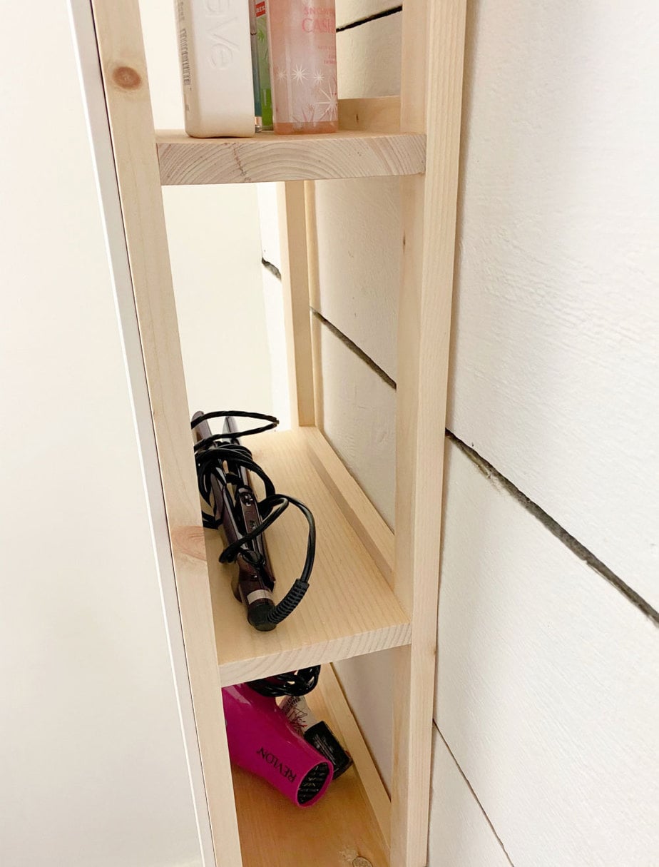 hair styling tools storage ideas