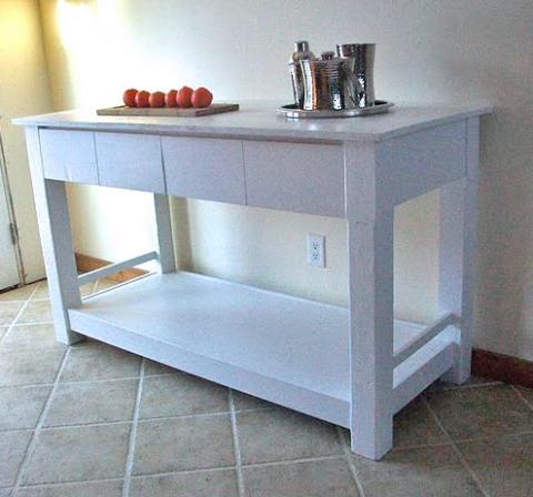 Farmhouse Kitchen Island Ana White