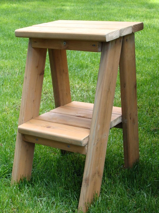 Tricky Ladder Table Plans, Small Wooden Step Ladder Plans