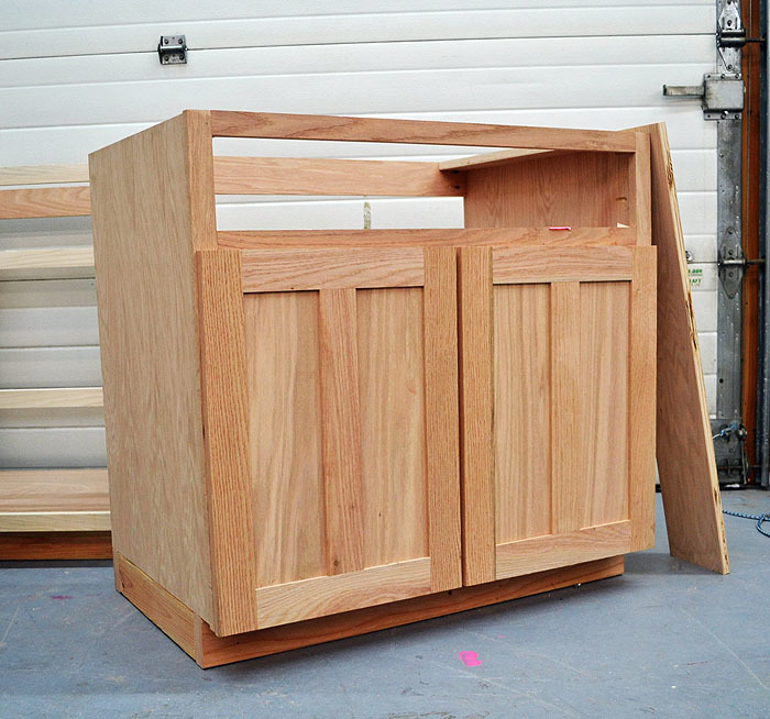 Kitchen Cabinet Sink Base 36 Full, Solid Wood Kitchen Cabinet Plans