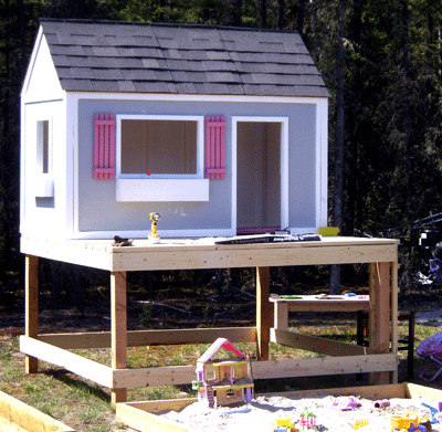 diy playhouse deck