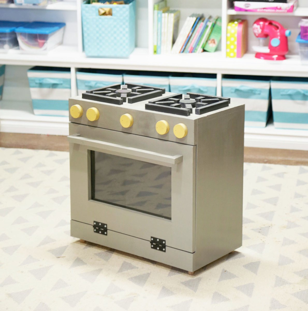 free kitchen stove toy plans