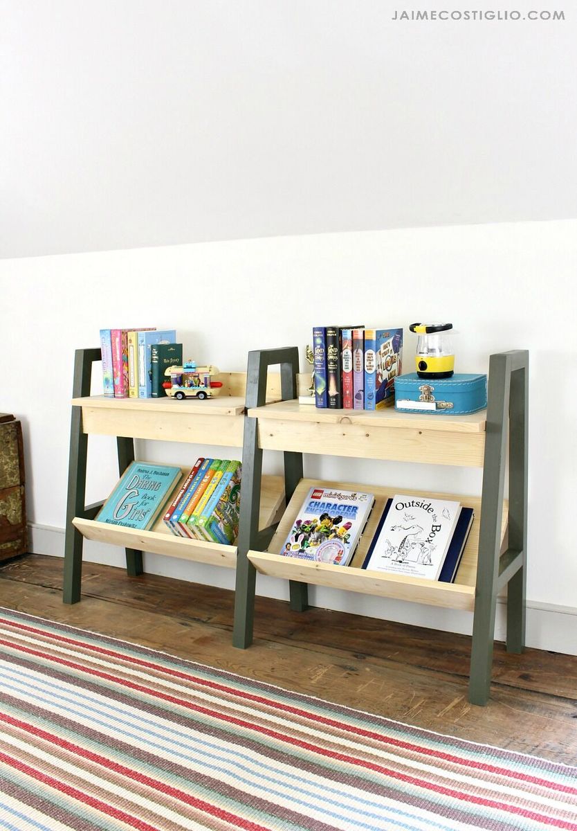 modern kids bookshelf