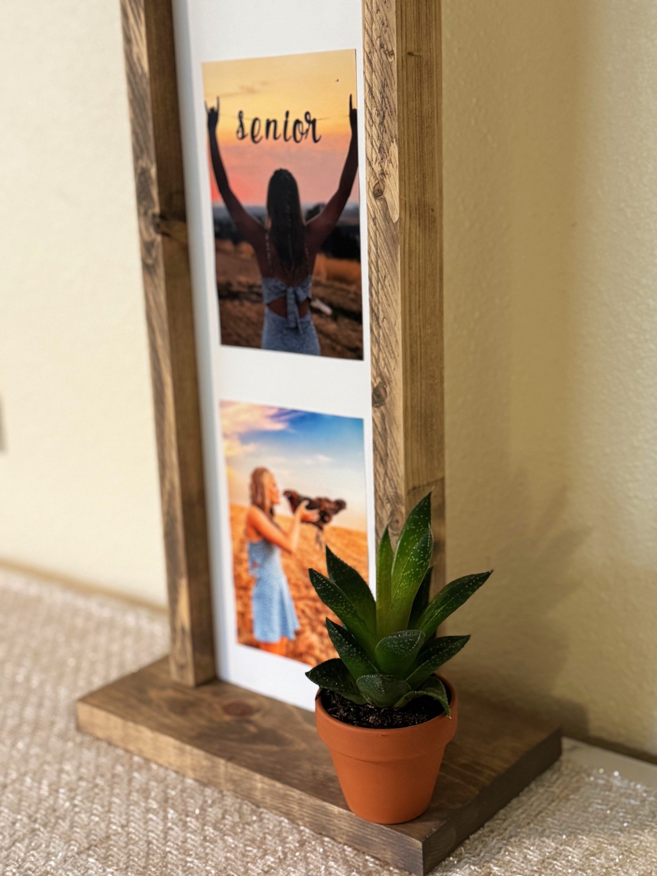 diy wood photo display