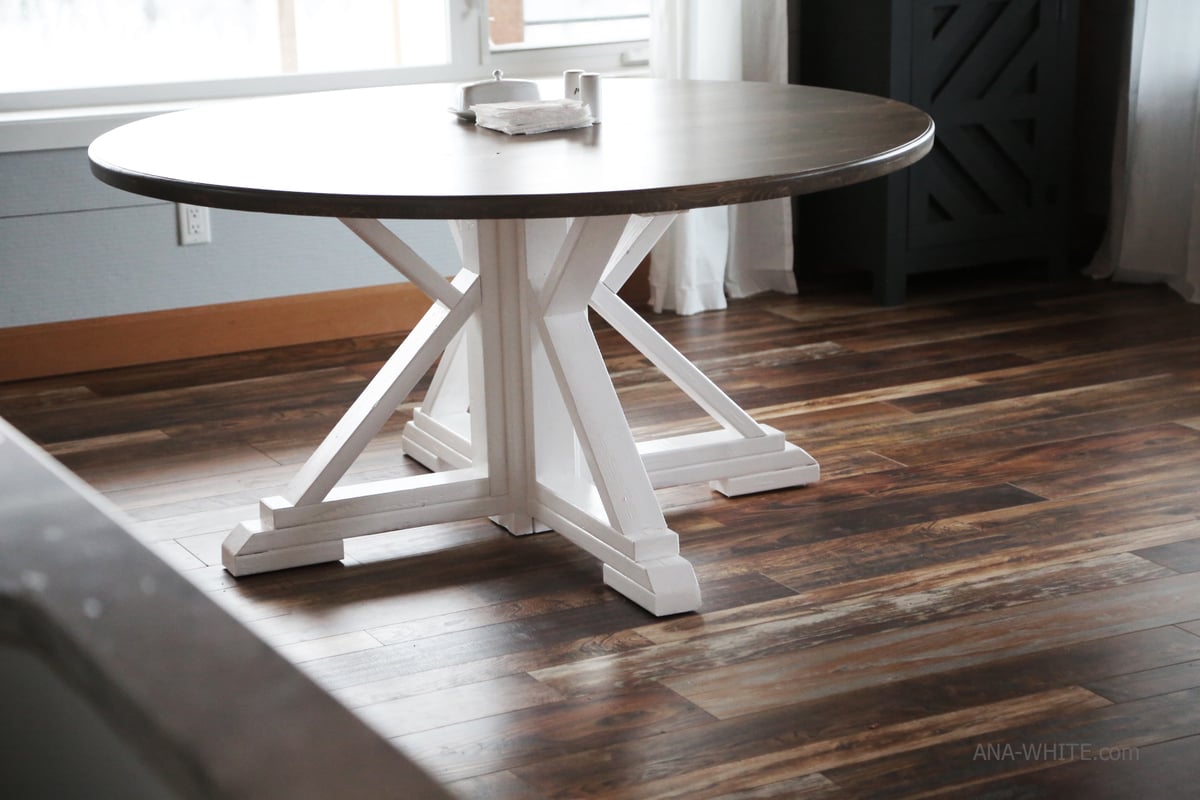 Round Farmhouse Dining Table For | vlr.eng.br