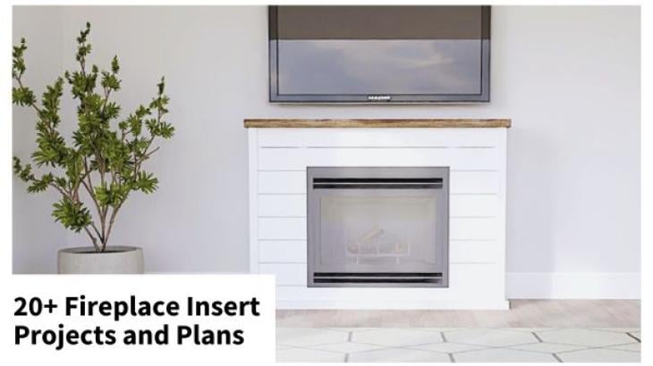 diy fireplace project plans