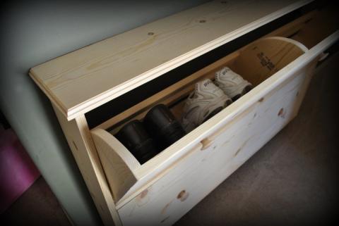 Diy tilt discount out shoe cabinet