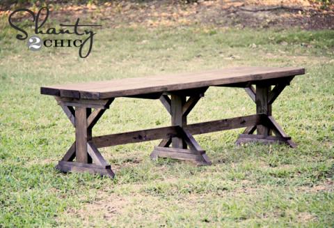 Ana white deals x farmhouse table