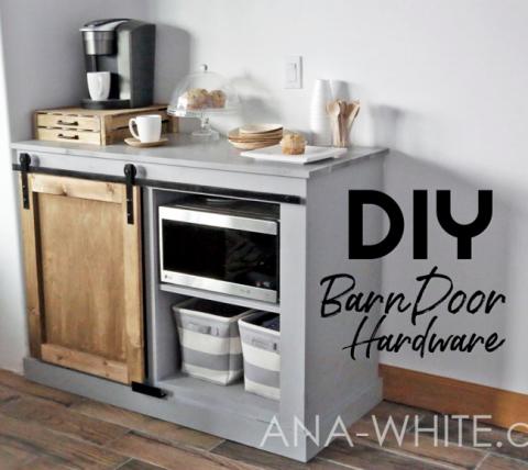 Diy Barn Door Hardware From Washers Ana White