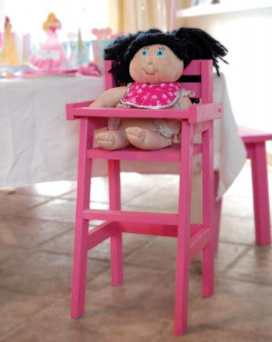 big w doll high chair