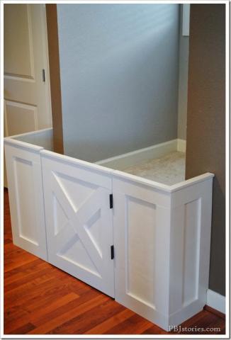 Diy freestanding shop baby gate