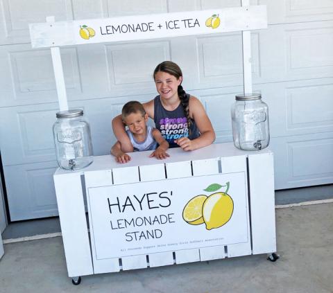 blueprint for a lemonade stand for kids easy