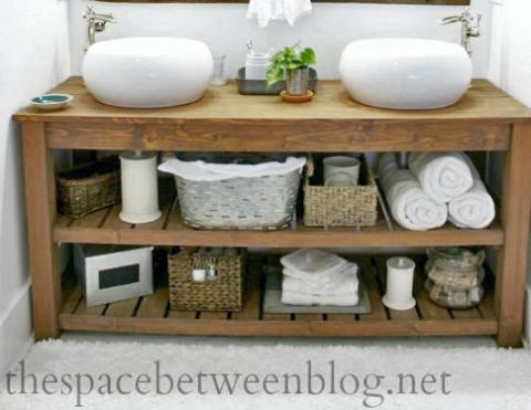 An Introduction To Open Shelf Bathroom Vanities