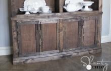 build your own dining room sideboard farmhouse style