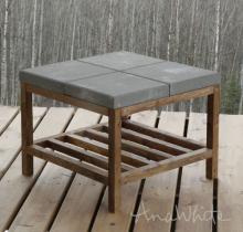 Concrete Paver Outdoor Coffee Table