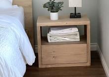 midcentury modern farmhouse nightstand plans