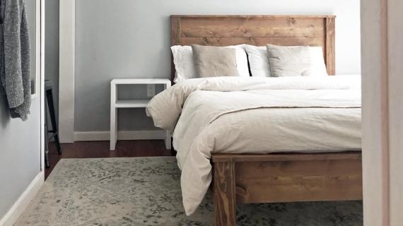 Easy to build bed frame
