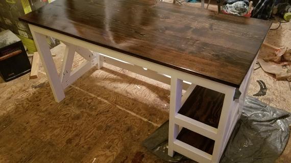 farmhouse x desk