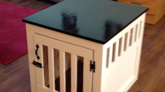 Large Wood Pet Kennel End Table Ana White