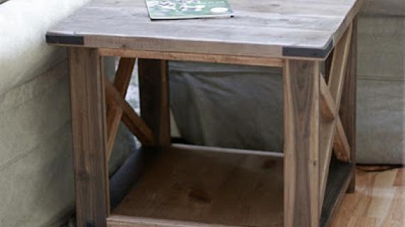 small white end table for nursery