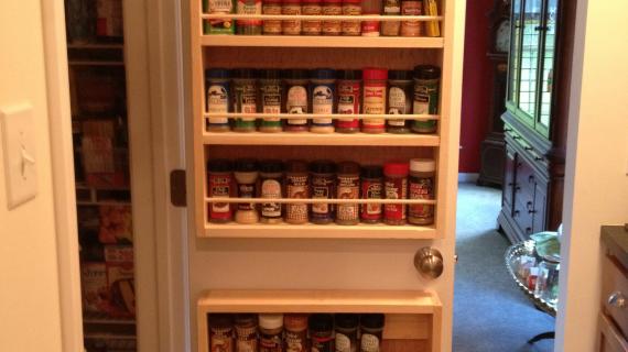 DIY Spice Rack Cabinet Shelves, Free Plan