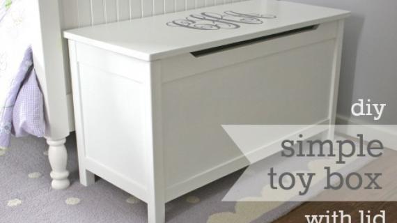 how to build a toy box with 2x4